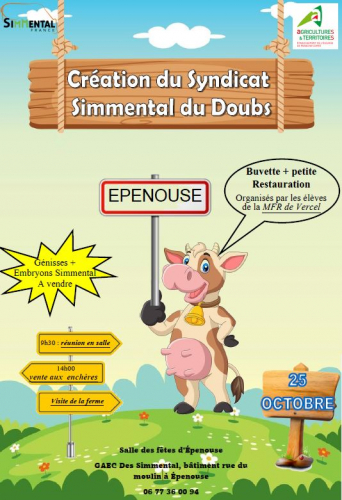 Création du Syndicat Simmental du Doubs