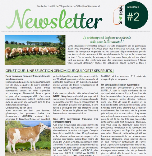 La nouvelle Newsletter est arrivée !